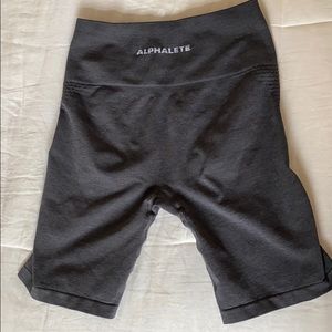 Alphabets Biker Shorts (Compression)